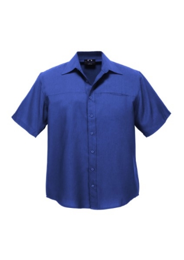 Picture of Biz Collection Mens Oasis Shirt Short Sleeve 100% Bizcool Breathable Polyester